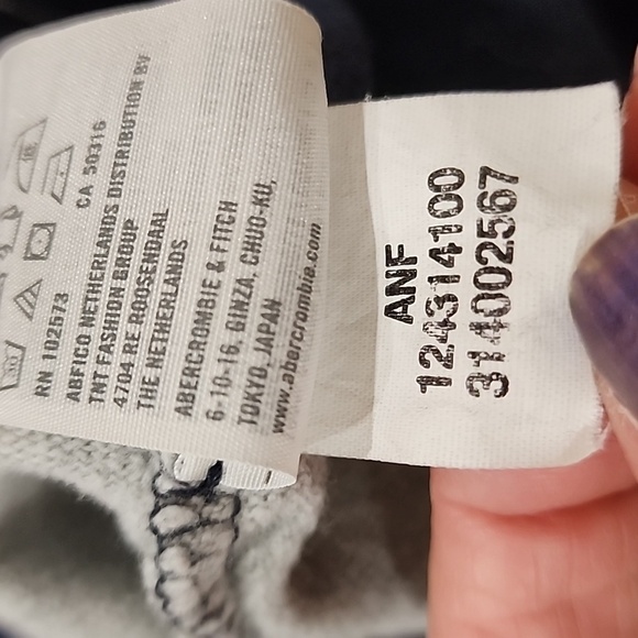 Abercrombie & Fitch Rugby Shirt Long Sleeved Stripes Embroidered Logo size XL - Picture 6 of 7